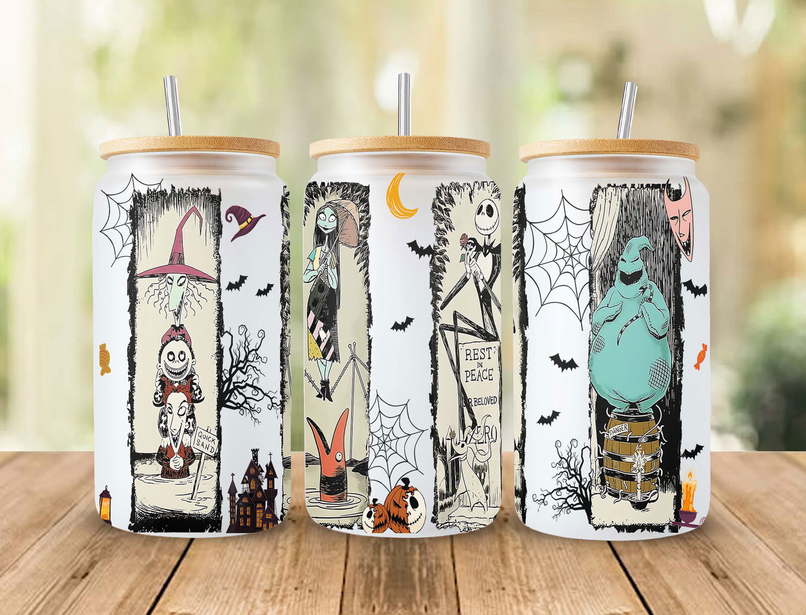 Scary Movie Nightmare Tumbler Wrap, 16oz Can Glass 15 - Vartdigitals