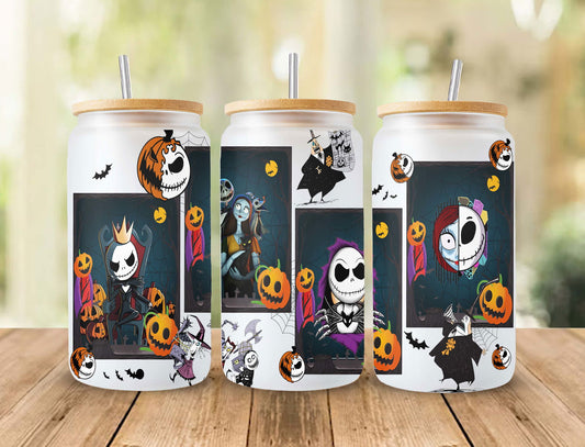 Scary Movie Nightmare Tumbler Wrap, 16oz Can Glass 25 - Vartdigitals