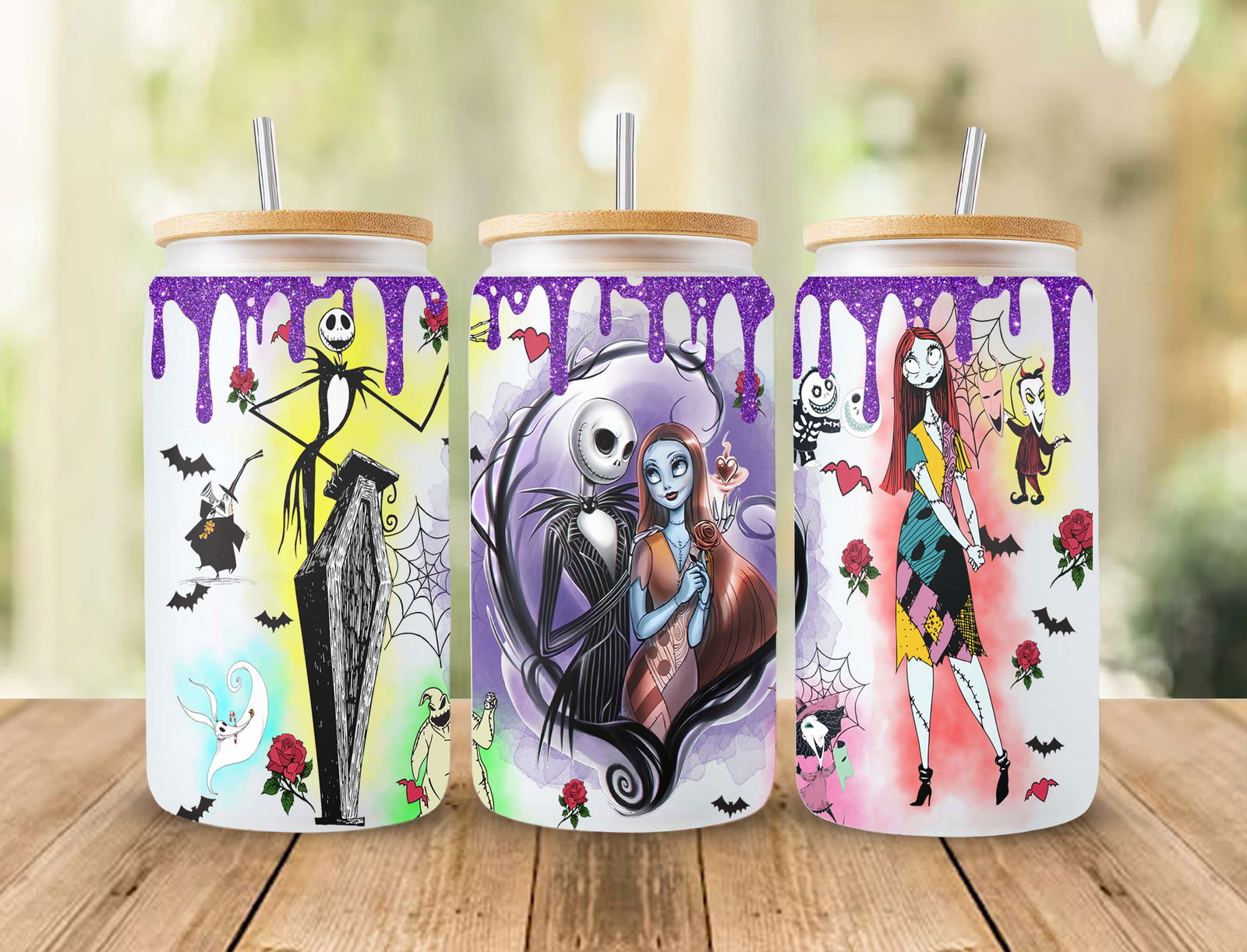 Scary Movie Nightmare Tumbler Wrap, 16oz Can Glass 29 - Vartdigitals