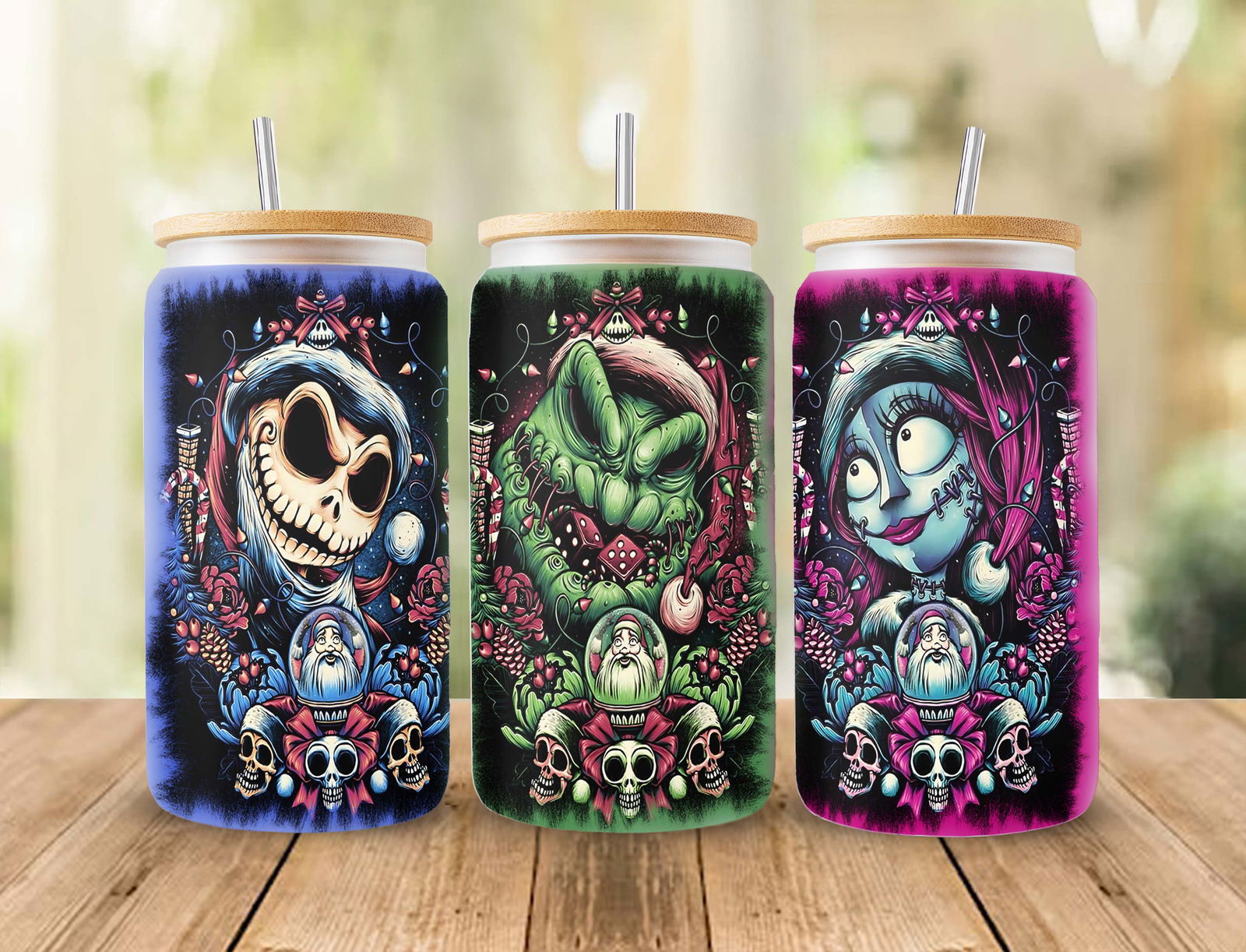 Scary Movie Nightmare Tumbler Wrap, 16oz Can Glass 31 - Vartdigitals