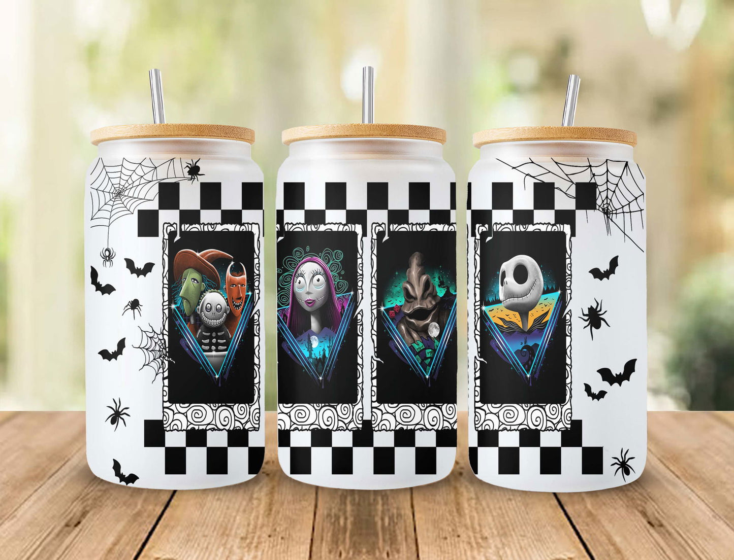 Scary Movie Nightmare Tumbler Wrap, 16oz Can Glass 9 - Vartdigitals