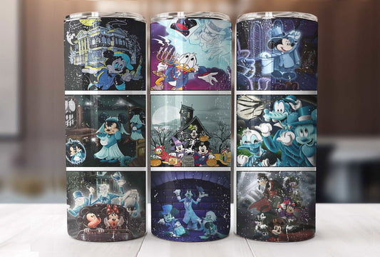 Scary Tumbler Wrap, Halloween Tumbler, JS Full Tumbler Wrap 3 - Vartdigitals