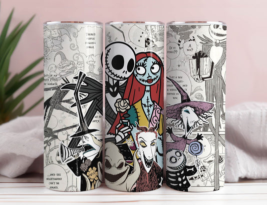 SK 20oz Skinny Tumbler Sublimation Designs, Halloween Tumbler Png - Vartdigitals