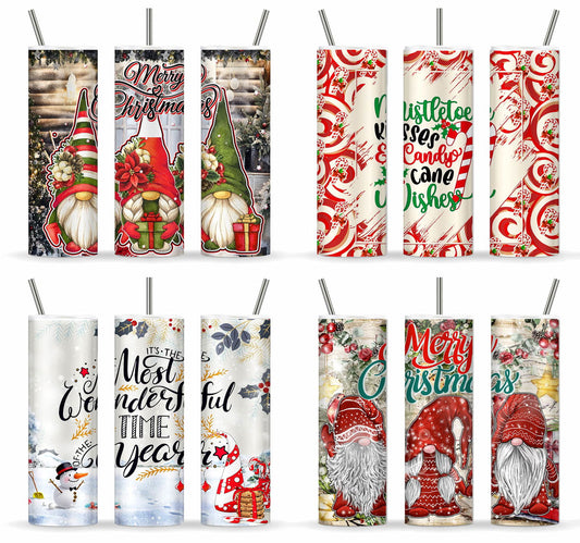 Tumbler Wrap Bundle, 20oz Skinny Tumbler Wrap PNG - Vartdigitals