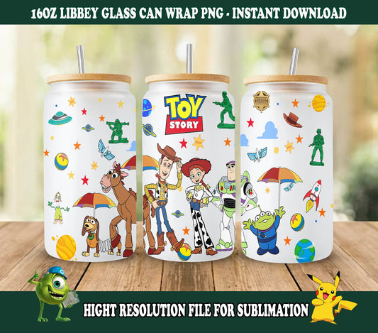 Tumbler Wrap, 16oz Glass Can Wrap, Libbey Can Glass 3 - Vartdigitals