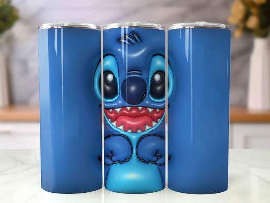 ST 3D Inflated Tumbler, Inflated 3D Stitch Tumbler Wrap 10