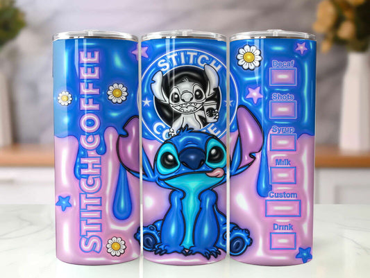ST 3D Inflated Tumbler, Inflated 3D Stitch Tumbler Wrap 13
