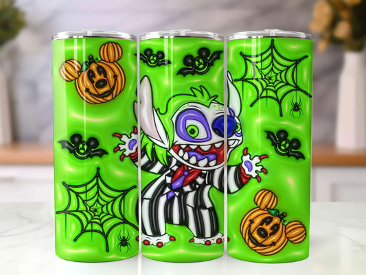 ST 3D Inflated Tumbler, Inflated 3D Stitch Tumbler Wrap 14