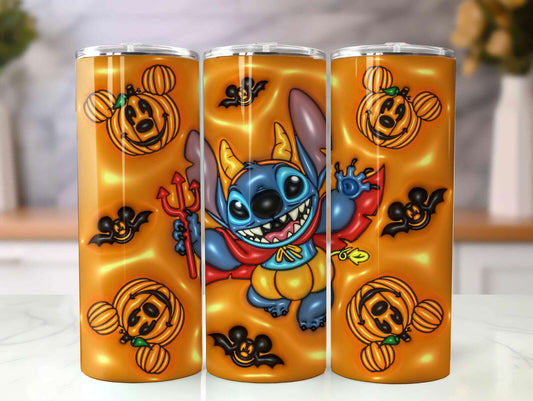 ST 3D Inflated Tumbler, Inflated 3D Stitch Tumbler Wrap 17