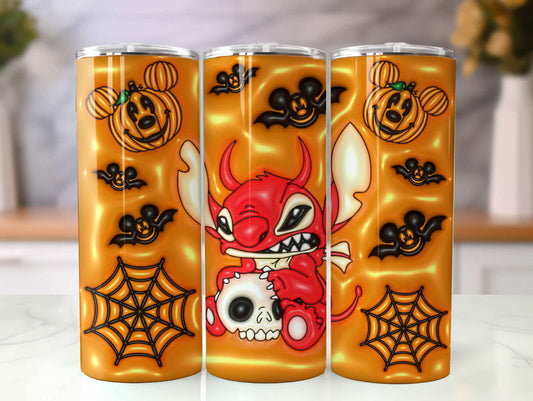ST 3D Inflated Tumbler, Inflated 3D Stitch Tumbler Wrap 18