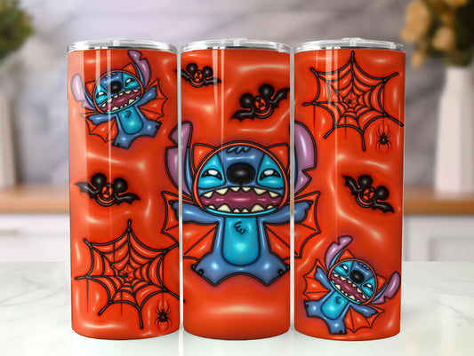 ST 3D Inflated Tumbler, Inflated 3D Stitch Tumbler Wrap 19