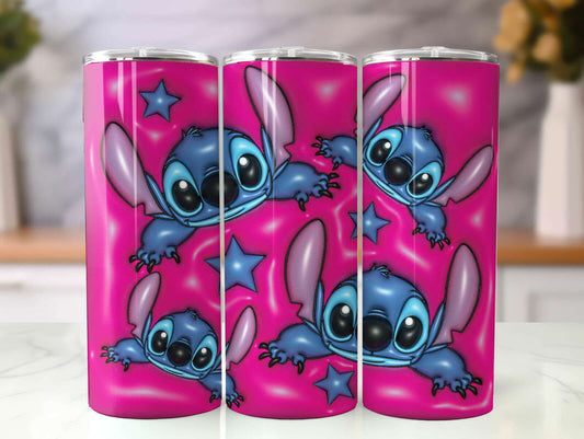ST 3D Inflated Tumbler, Inflated 3D Stitch Tumbler Wrap 2