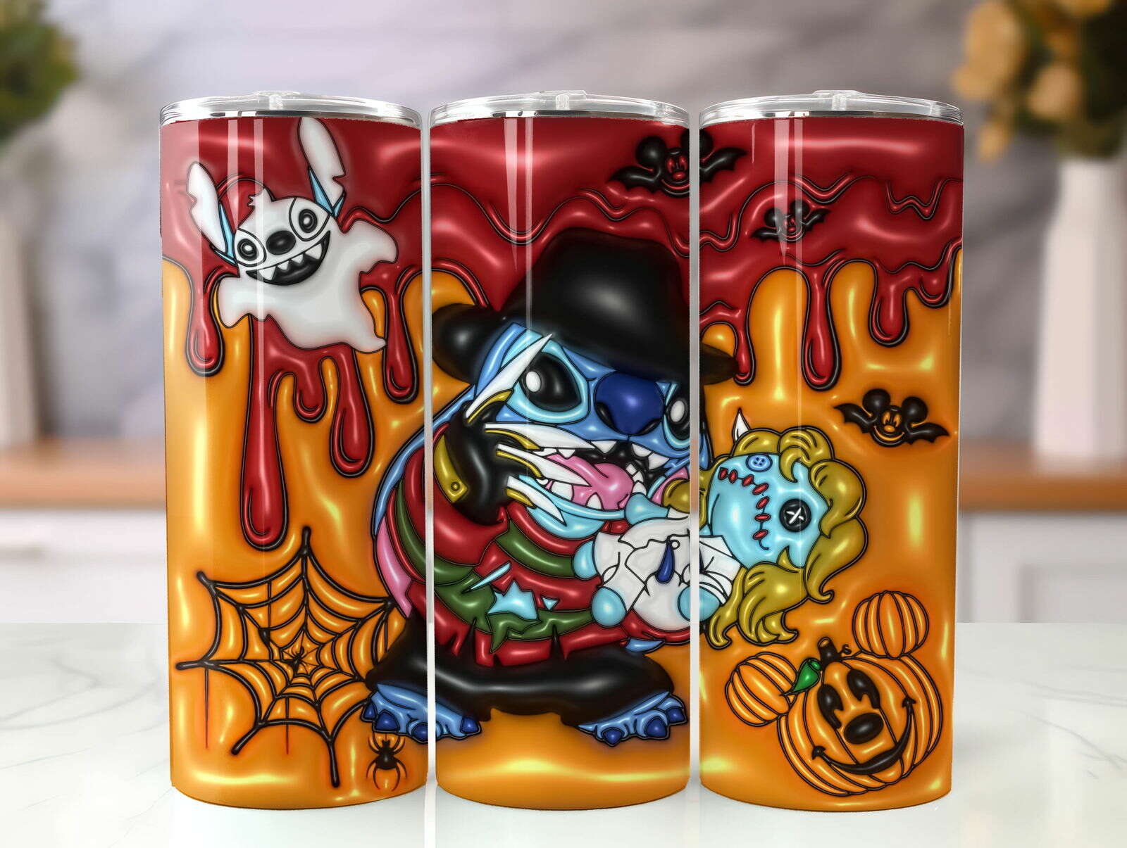 ST 3D Inflated Tumbler, Inflated 3D Stitch Tumbler Wrap 23