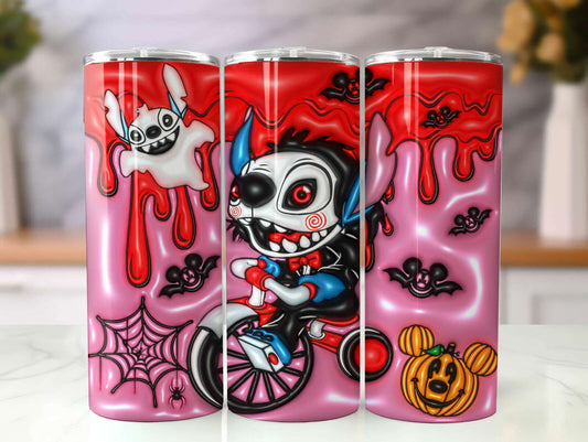 ST 3D Inflated Tumbler, Inflated 3D Stitch Tumbler Wrap 28