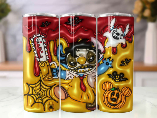 ST 3D Inflated Tumbler, Inflated 3D Stitch Tumbler Wrap 29