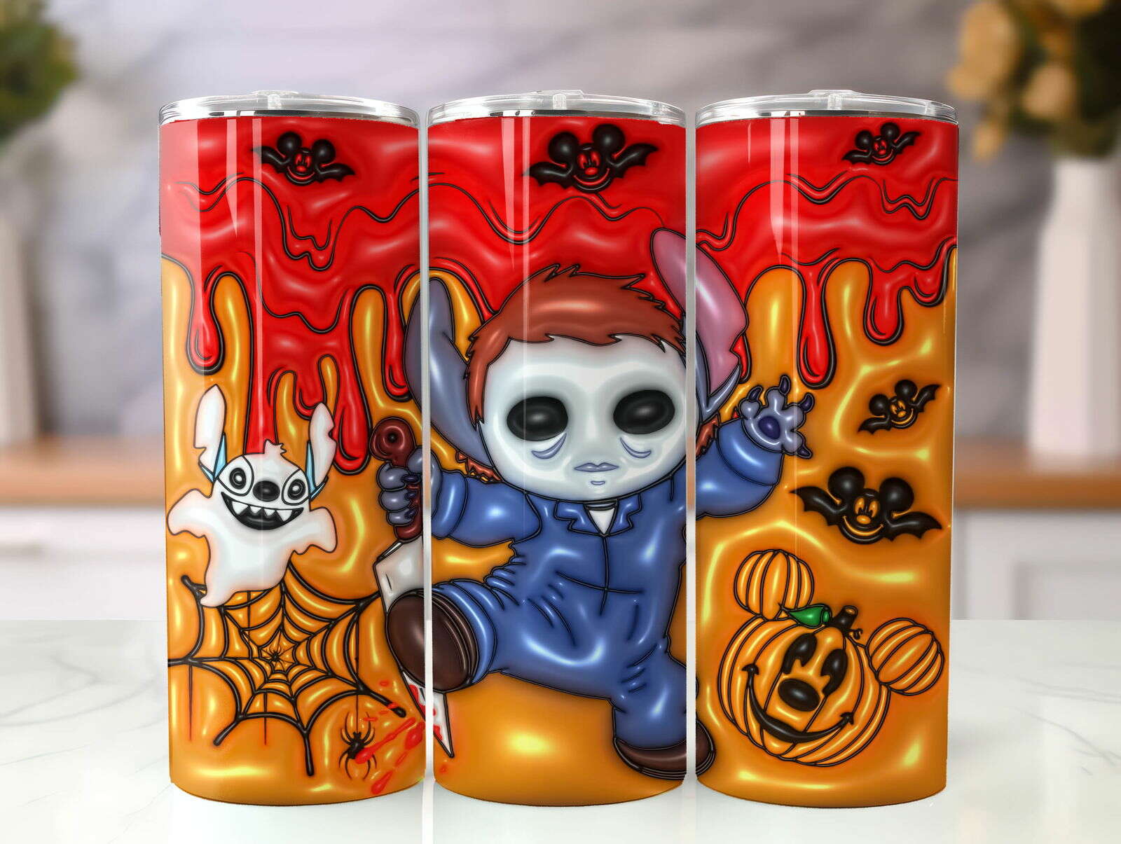 ST 3D Inflated Tumbler, Inflated 3D Stitch Tumbler Wrap 31