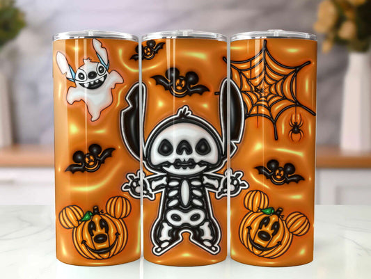 ST 3D Inflated Tumbler, Inflated 3D Stitch Tumbler Wrap 35