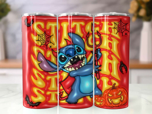 ST 3D Inflated Tumbler, Inflated 3D Stitch Tumbler Wrap 38