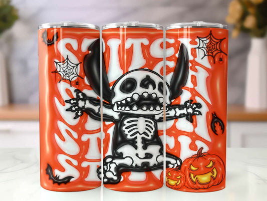 ST 3D Inflated Tumbler, Inflated 3D Stitch Tumbler Wrap 39