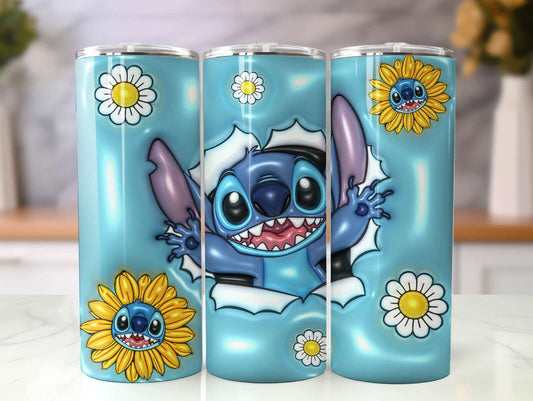 ST 3D Inflated Tumbler, Inflated 3D Stitch Tumbler Wrap 41