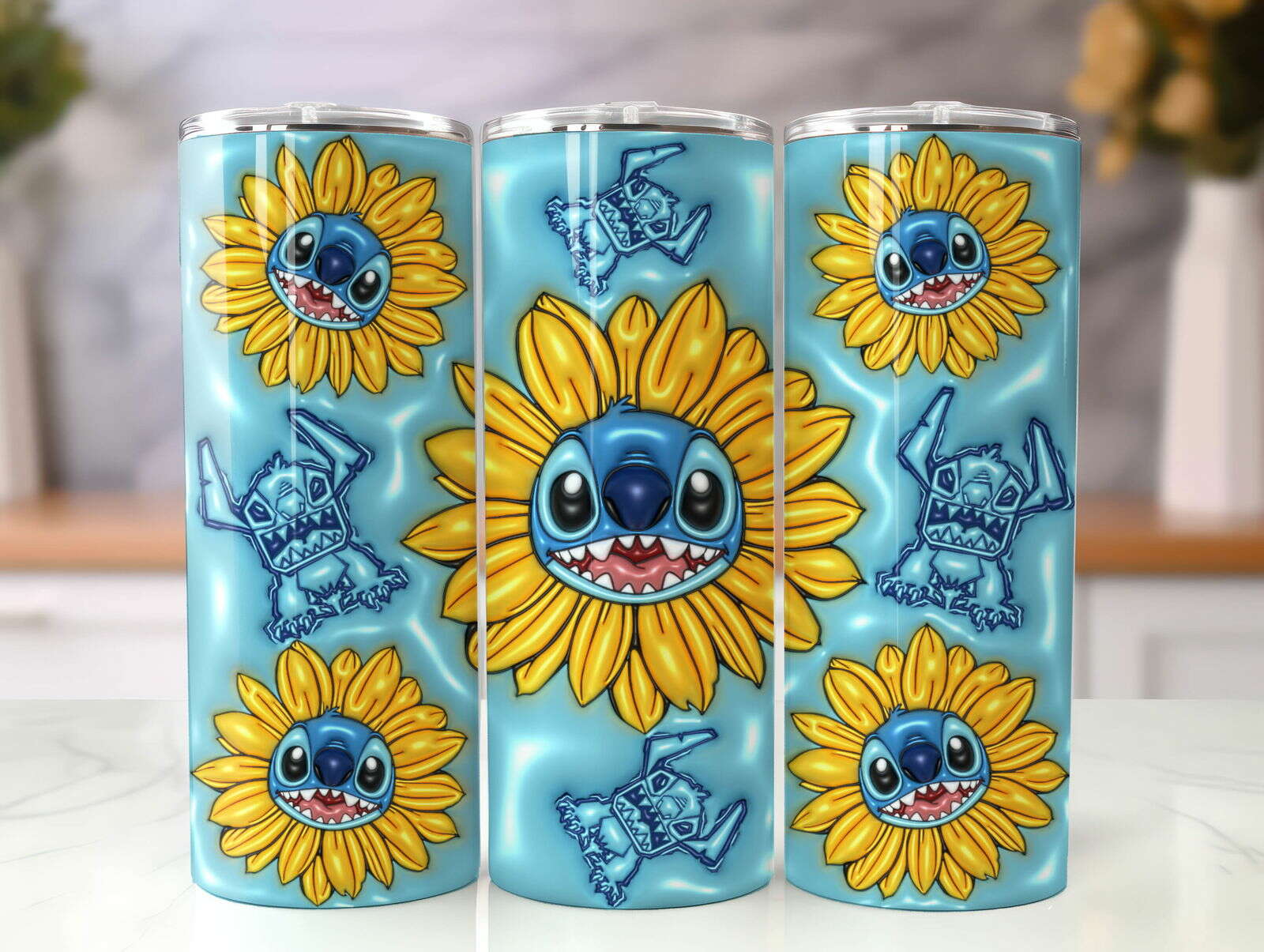 ST 3D Inflated Tumbler, Inflated 3D Stitch Tumbler Wrap 43