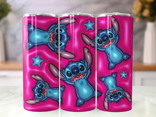 ST 3D Inflated Tumbler, Inflated 3D Stitch Tumbler Wrap 5