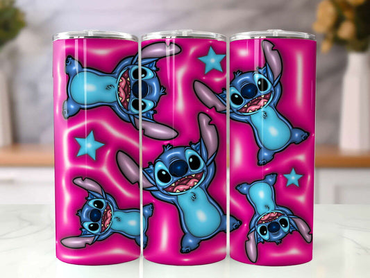 ST 3D Inflated Tumbler, Inflated 3D Stitch Tumbler Wrap 6