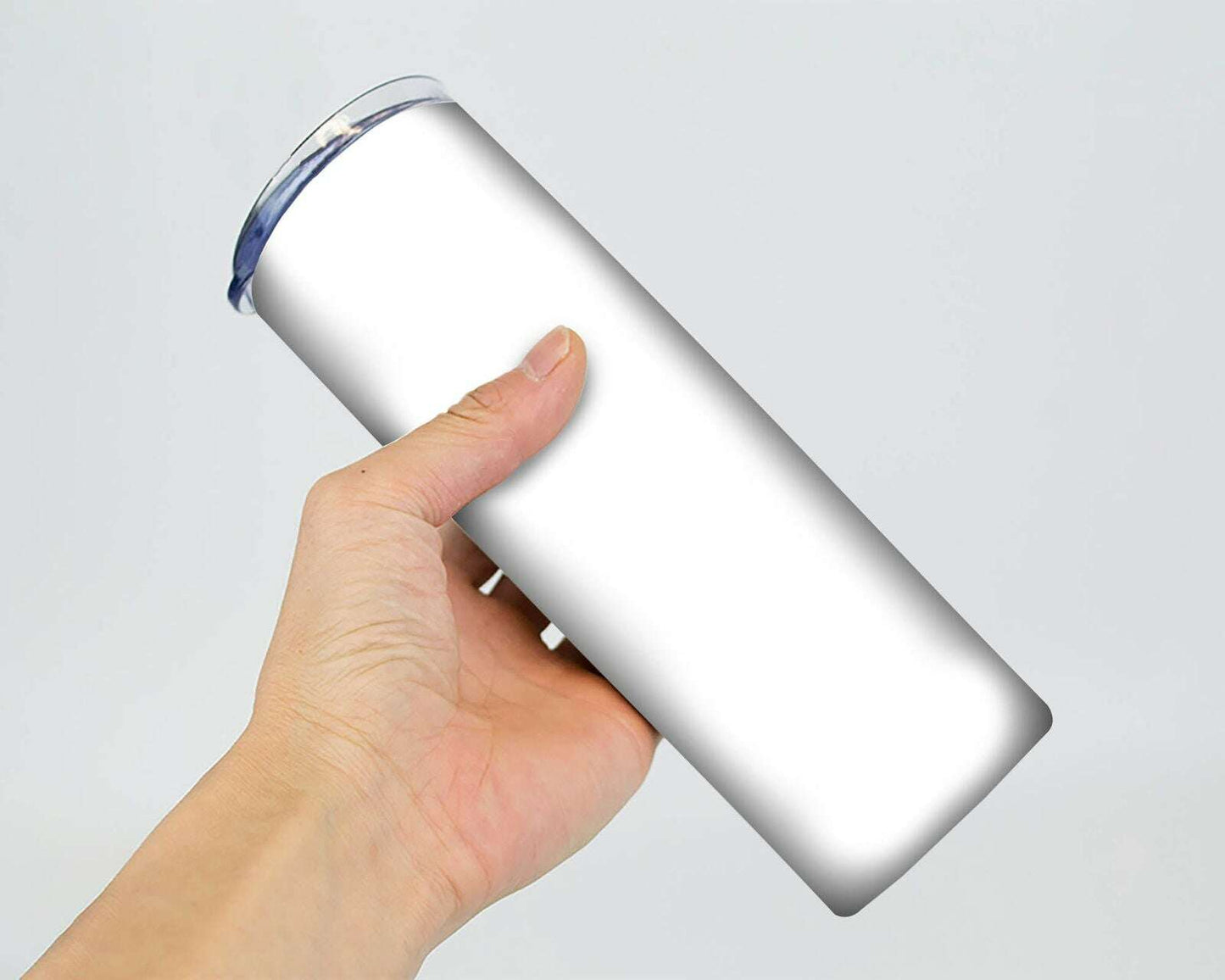 Tumbler Hand Holding Mockup - 20oz Skinny - Full Wrap Mock Up